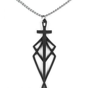 The Rogue + The Wolf Spider Silk Blade Necklace Kaulakoru