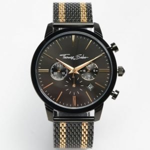 Thomas Sabo Rebel Spirit Chrono Mesh Black / Gold