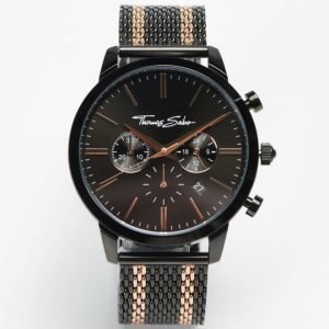 Thomas Sabo Rebel Spirit Chrono Mesh Black / Rosé