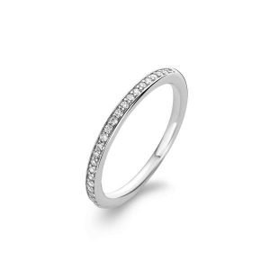 Ti Sento Ring Sormus Stylish Hopea Cz Stones