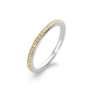 Ti Sento Ring Sormus Stylish Kulta Cz Stones