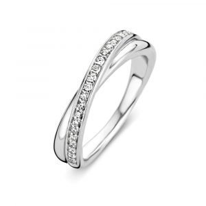 Ti Sento Ring Sormus Valentine Silver Cz Stone