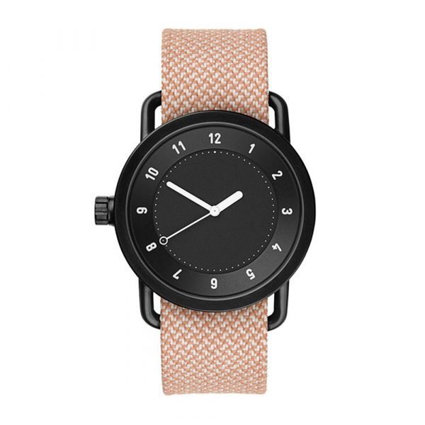 Tid Watches Tid No.1 Musta Rannekello Twain Salmon 36 Mm