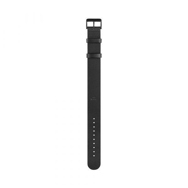 Tid Watches Tid No.1 Nahkaranneke Black / Black