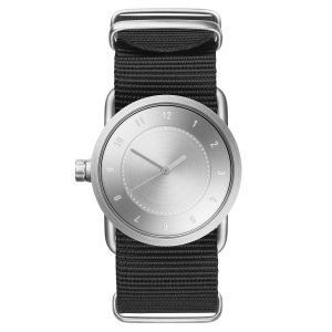 Tid Watches Tid No.1 Teräs Rannekello Musta Nylon 33 Mm