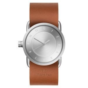 Tid Watches Tid No.1 Teräs Rannekello Tan Nahkaranneke 33 Mm