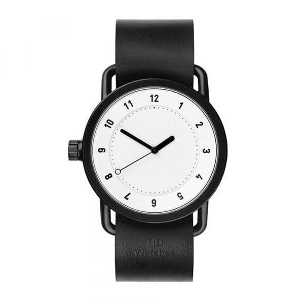 Tid Watches Tid No.1 Valkoinen Rannekello Black 36 Mm