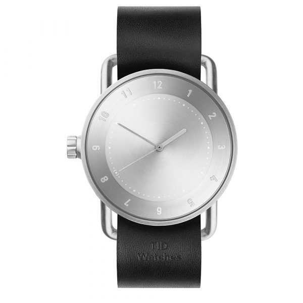 Tid Watches Tid No.2 Rannekello Black Nahkaranneke 40 Mm