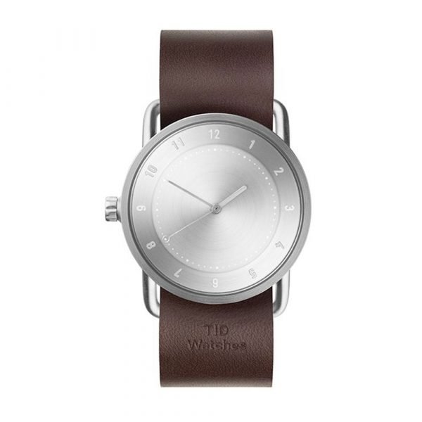 Tid Watches Tid No.2 Rannekello Walnut Nahkaranneke 36 Mm