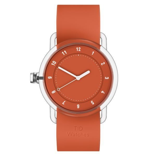 Tid Watches Tid No.3 Tr90 Rannekello Oranssi 38 Mm