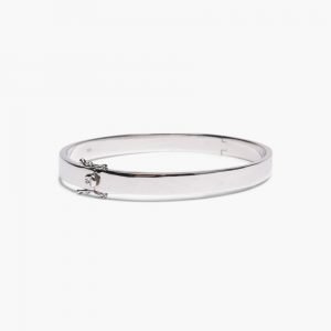 Tom Wood Lock Bangle Thin