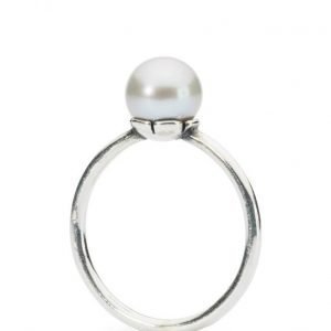 Trollbeads Grey Pearl Ring sormus