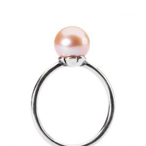 Trollbeads Rosa Pearl Ring sormus