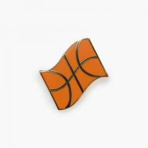 Valley Cruise Basketball Flag Pin by Eivind Molvær
