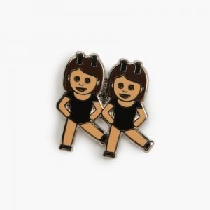 Valley Cruise Bff Lapel Pin Brunette