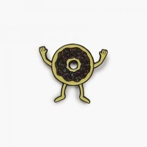 Valley Cruise Donuts Pin by Gangster Doodles