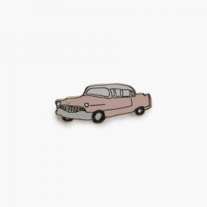 Valley Cruise Pink Cadillac Pin by Abby Galloway