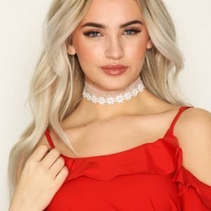 Vero Moda Vmelsa Choker 2-Pack Kaulakoru Valkoinen