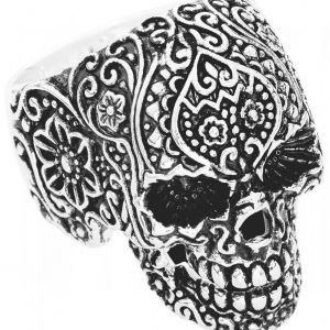 Wildcat Skull Tattoo Sormus