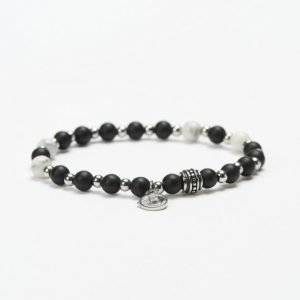 by Billgren Bead Bracelet 8941 Black/White