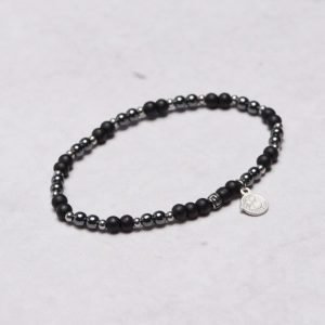 by Billgren Bead Bracelet 8944 Grey/Black