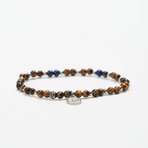 by Billgren Bead Bracelet 8946 Brown/Blue