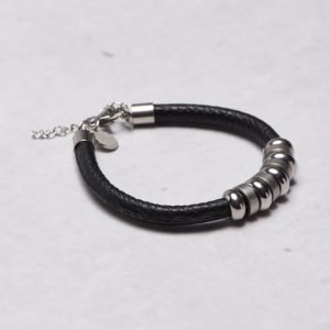 by Billgren Leather Bracelet 8922 Black