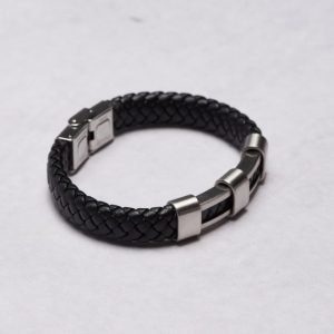 by Billgren Leather Bracelet 8962 Black