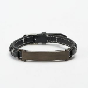 by Billgren Leather Bracelet 8975 Black