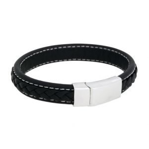 by Billgren Leather Bracelet Black