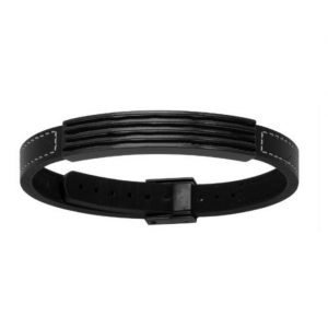 by Billgren Leather Bracelet Black