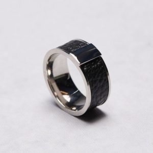 by Billgren Ring 5603 Steel/Leather