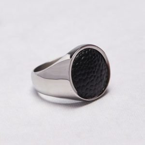 by Billgren Ring 5604 Steel/Leather