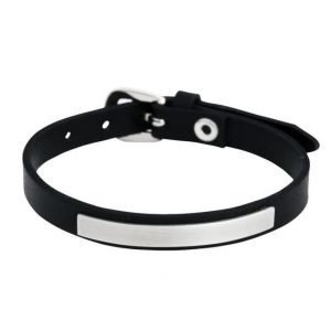 by Billgren Steel Plate Bracelet black